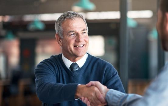Happy customer - customer satisfaction score